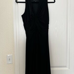 Elegant Black Sleeveless Dress